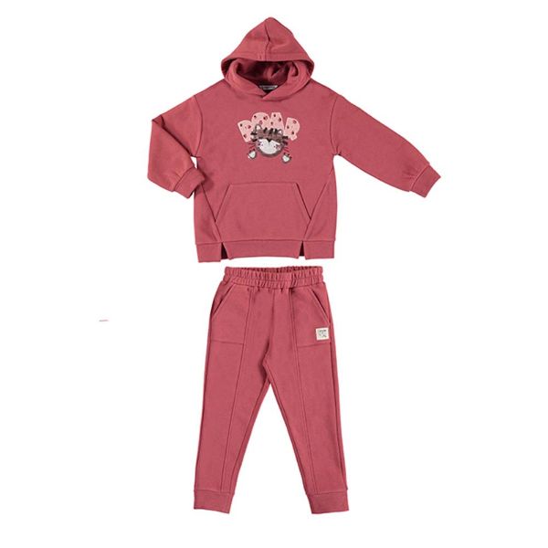 Picture of Mayoral Girls Pink Cat Tracksuit