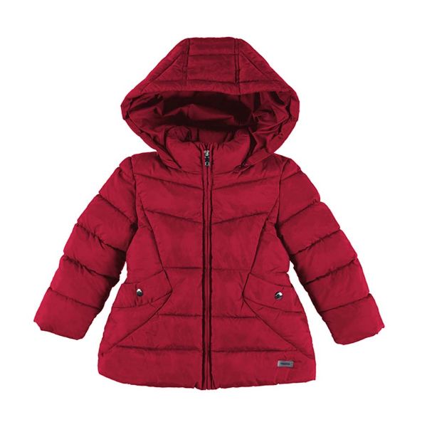 Picture of Mayoral Girls Red Padded Coat
