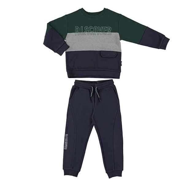 Picture of Mayoral Boys Blue & Green 'Discover' Tracksuit
