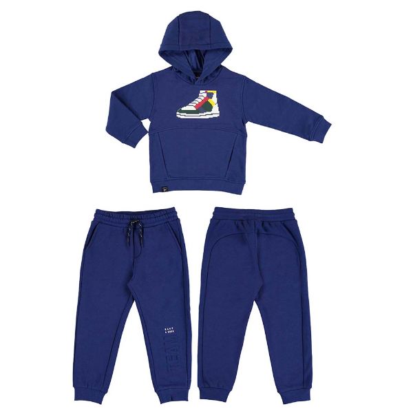 Picture of Mayoral Boys Royal Blue Hooded Tracksuit