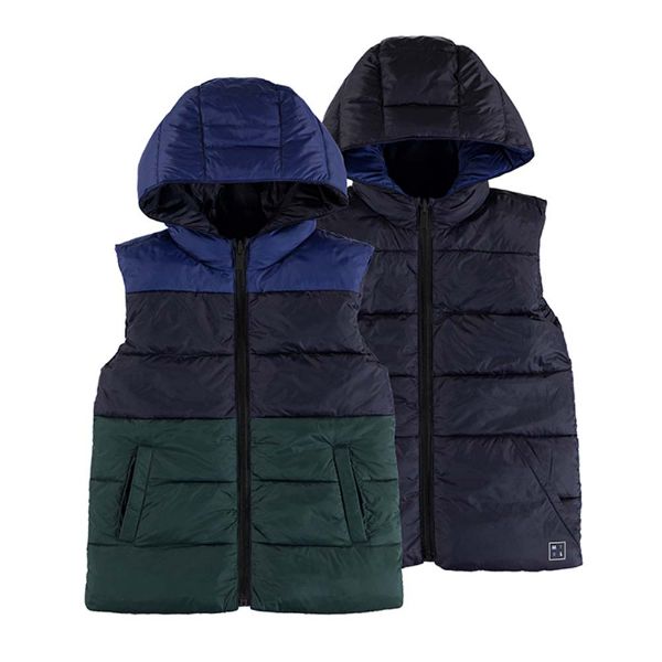 Picture of Mayoral Boys Navy And Green Reversible Gilet
