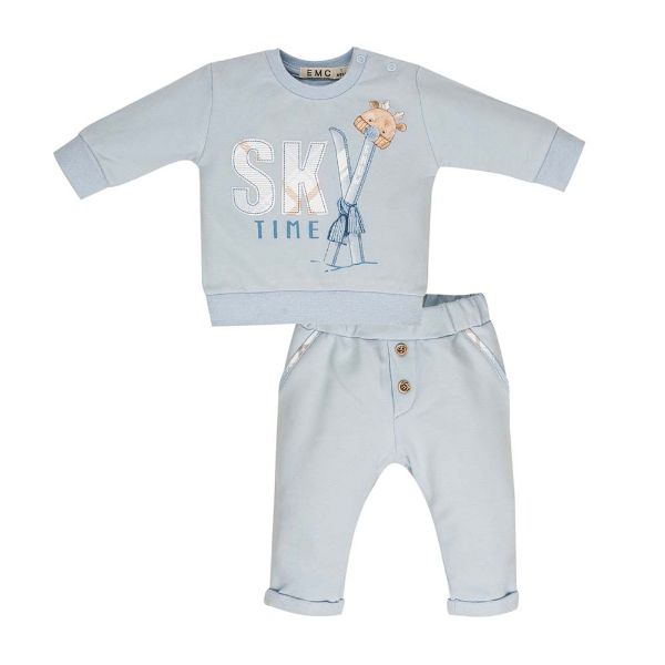 Picture of EMC Boys Pale Blue 'Sky Time' Tracksuit