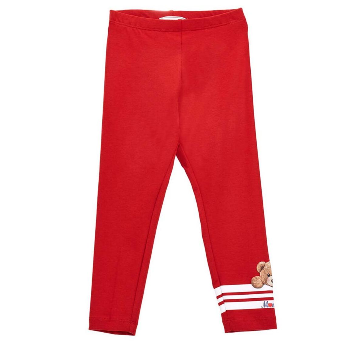 Picture of Monnalisa Girls Red Teddy Leggings