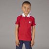 Picture of Mitch Boys 'Naples' Red Polo Top