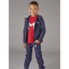 Picture of Mitch Boys 'Jace' Navy Zip Up Hoody Tracksuit