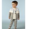 Picture of Mitch & Son Boys 'Emilio' Grey Colour Block Tracksuit