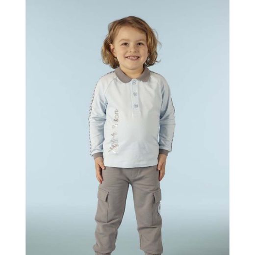 Picture of Mitch & Son Boys 'Gary' Grey Cargo Joggers