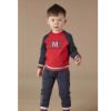 Picture of Mitch & Son Boys 'Fred' Red & Navy Logo Tracksuit