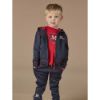 Picture of Mitch & Son Boys 'Fraser' Navy Zip Up Tracksuit