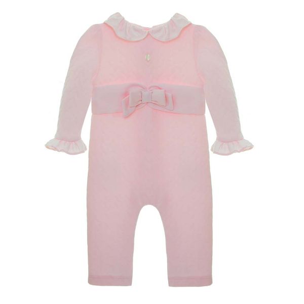 Picture of Patachou Baby Girls Pink Bow All In One