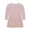 Picture of Patachou Girls Pink Dress With Cream Bow