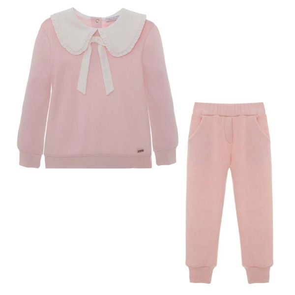 Picture of Patachou Girls Pink & Cream Tracksuit