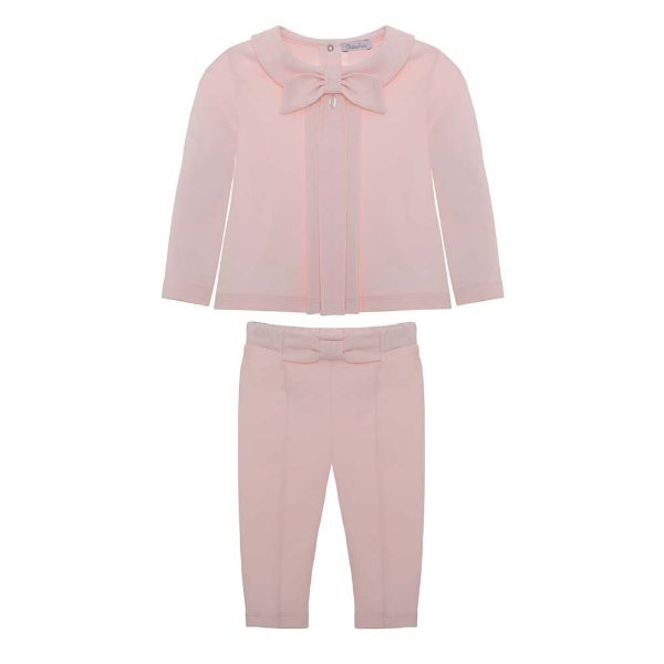 Picture of Patachou Girls Pink Bow Tracksuit