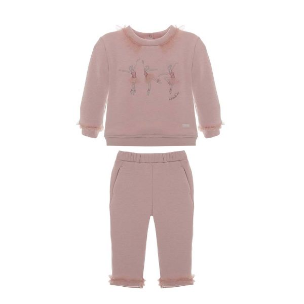 Picture of Patachou Girls Pink Ballerina Tracksuit