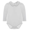 Picture of Patachou Boys Grey Two Piece Dungaree Set