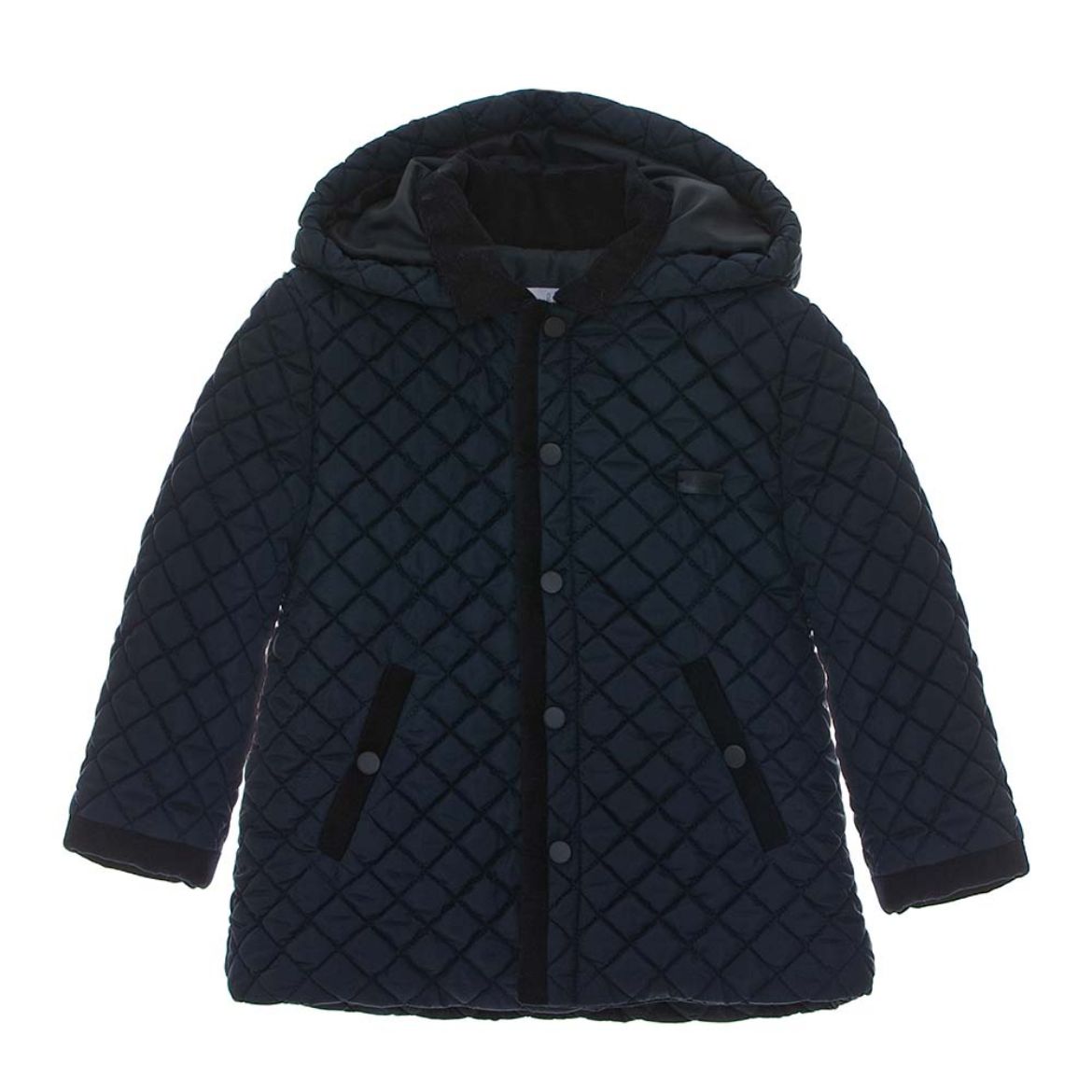 Picture of Patachou Boys Navy Logo Coat