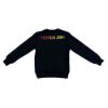 Picture of Neil Barrett Boys Black With Multi Colour Thunderbolts Jumper
