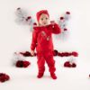 Picture of Little A Baby Girls 'Felicia' Red Frill Tracksuit