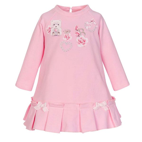Picture of Balloon Chic Girls Pink Ruffle Dress