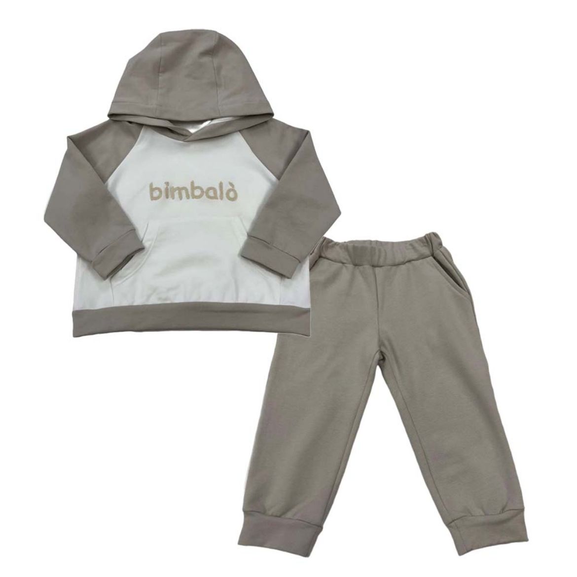 Picture of Bimbalo Boys Beige & Cream Tracksuit