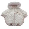 Picture of Bimbalo Girls Pink Fur Cape Coat