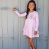 Picture of Balloon Chic Girls Pink Bear & Bows Dress