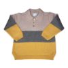 Picture of Granlei Boys Beige, Grey & Yellow Knitted Polo Set