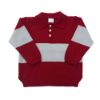 Picture of Granlei Boys Red & Grey Knitted Polo Set