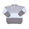 Picture of Granlei Boys Pale Blue & Grey Knitted Polo Set