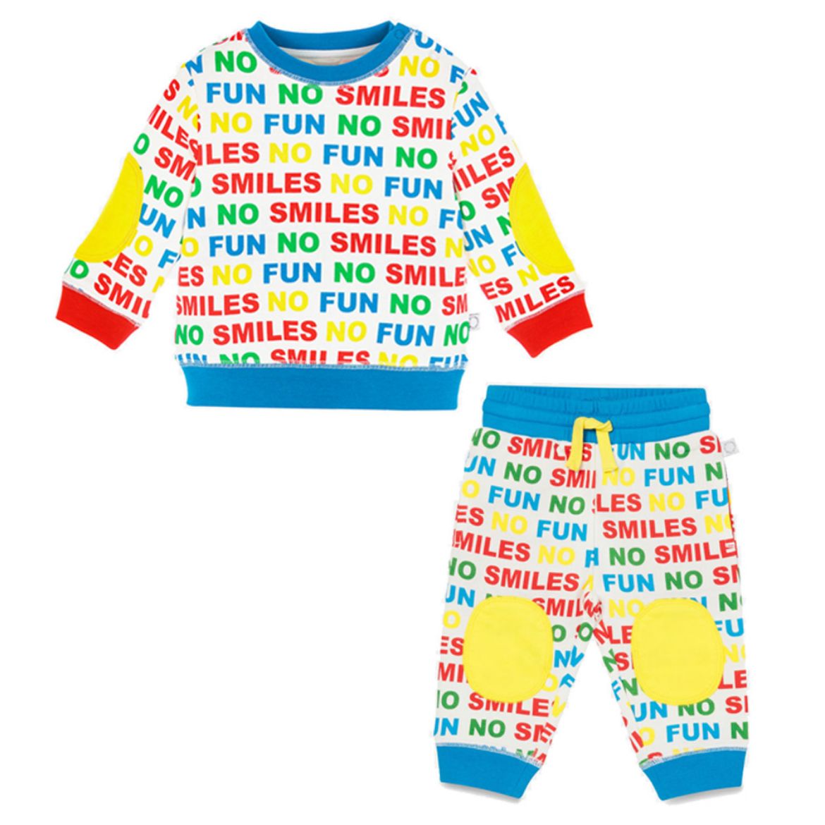 Picture of Stella Mc Cartney Boys White Slogan Tracksuit