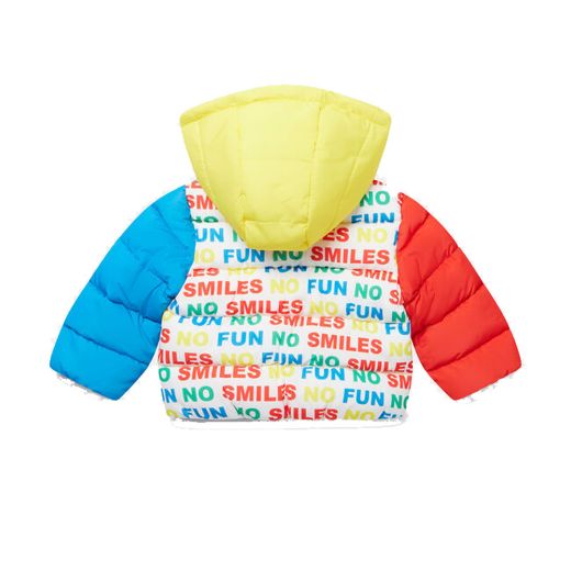 Picture of Stella McCartney Baby Boys Multi-Coloured Slogan Coat