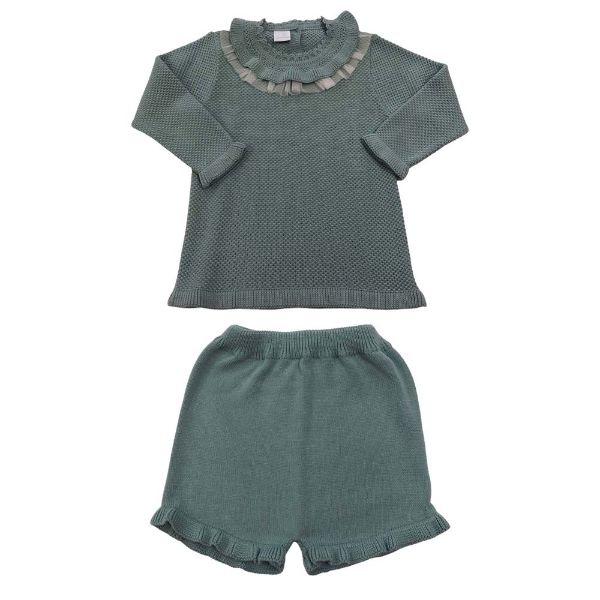 Picture of Granlei Girls Green Shorts Set