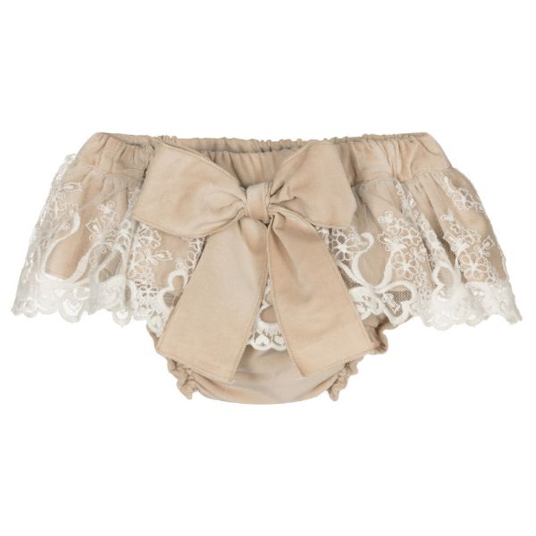 Picture of Phi Girls Beige Bloomers with Bow