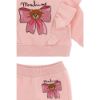 Picture of Moschino Baby Girls Pink Frill Tracksuit