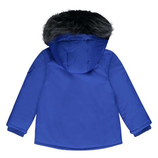 Picture of Mitch & Son Boys 'Greg' Royal Blue Coat With Faux Fur