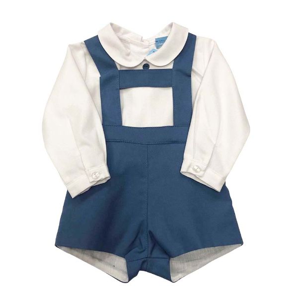 Picture of Sardon Boys Dark Blue Bib & Brace With Set