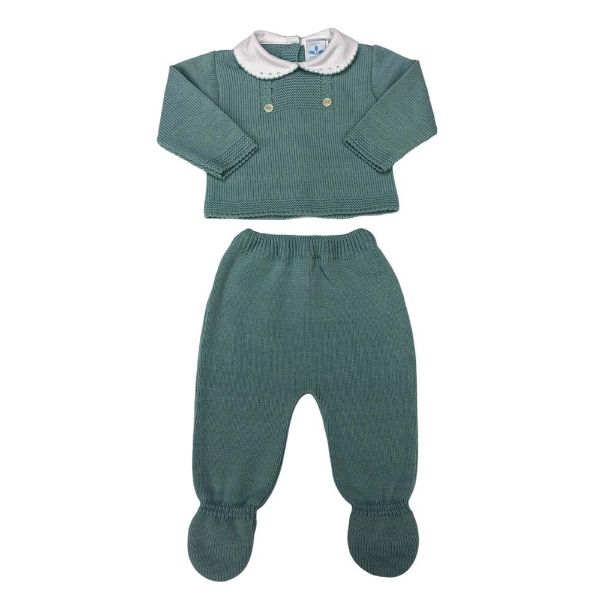 Picture of Sardon Baby Boys Green Pants Set