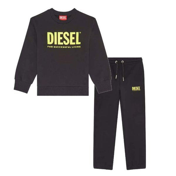Picture of Diesel Boys Black Tracksuit