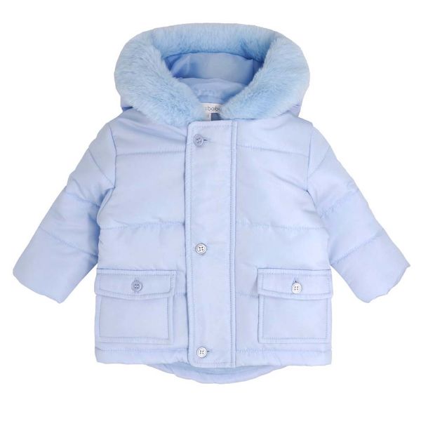 Picture of Blues Baby Boys Pale Blue Padded Coat