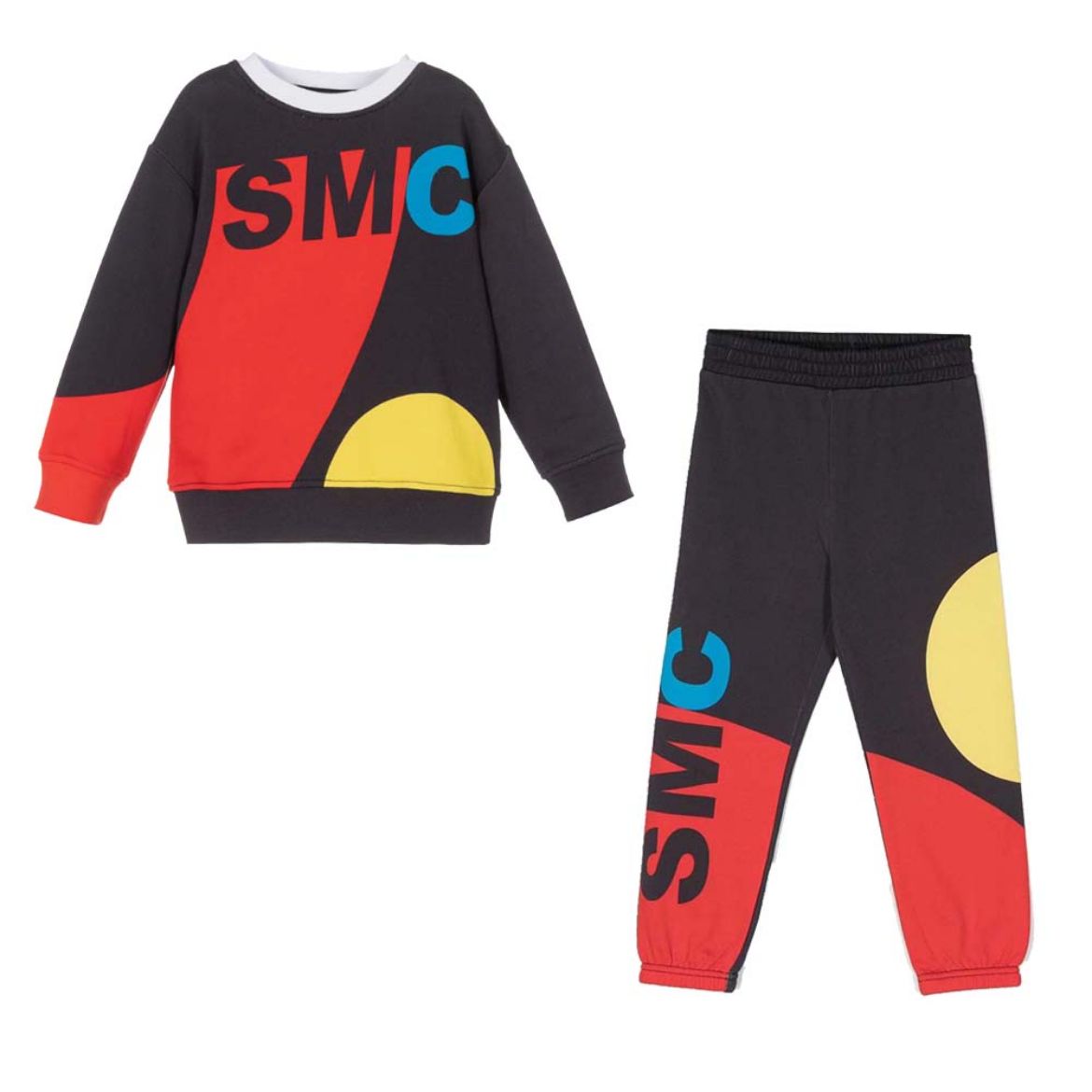 Picture of Stella Mc Cartney Boys Black Logo Tracksuit