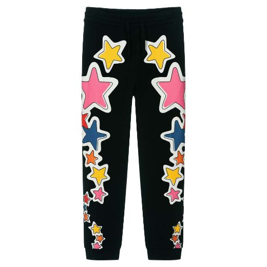 Picture of Stella Mc Cartney Girls Black Star Tracksuit