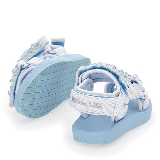 Picture of Monnalisa Girls Blue Sandals