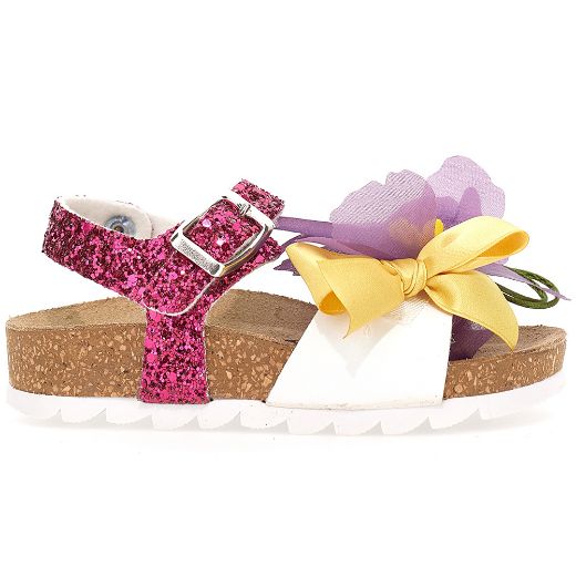 Picture of Monnalisa Girls Flower Sandals