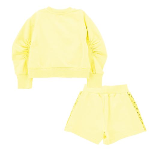 Picture of Monnalisa Girls Yellow Short Set