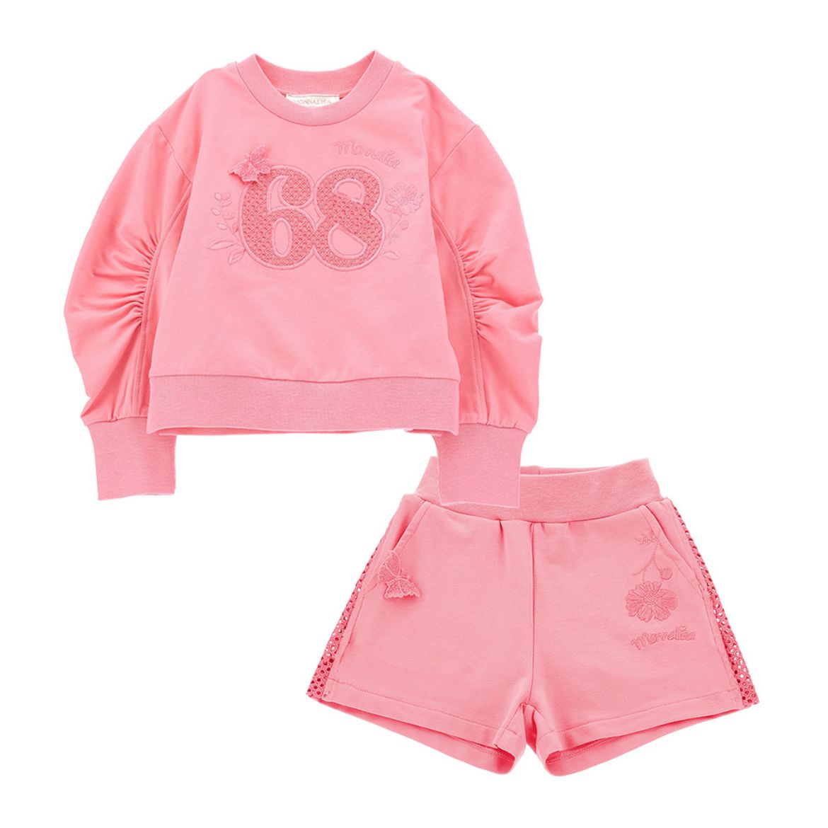 Picture of Monnalisa Girls Pink Short Set