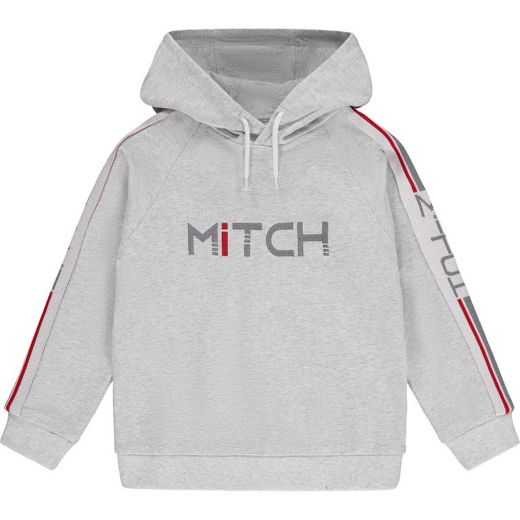 Picture of Mitch Boys 'Alicante' Grey Hooded Tracksuit