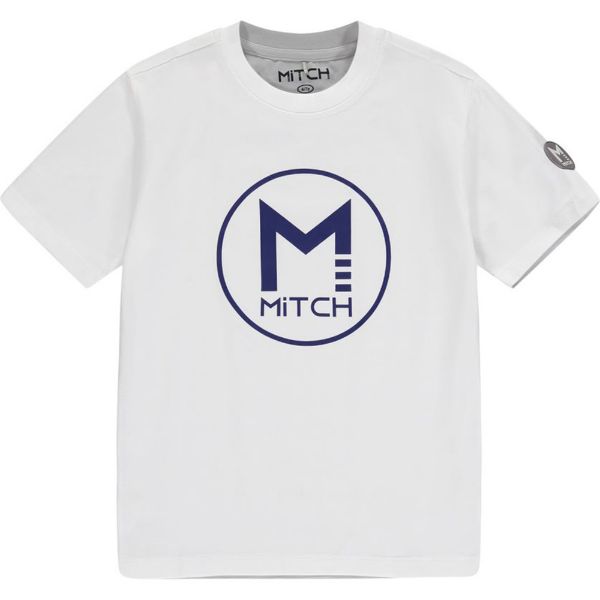 Picture of Mitch Boys 'Uruguay' White Circle Logo T-shirt