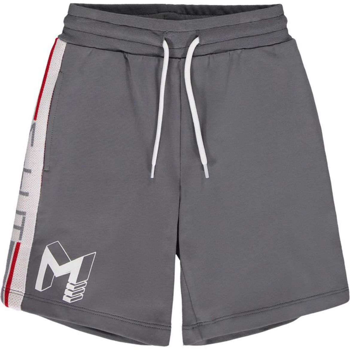 Picture of Mitch Boys 'Santa Cruz' Grey Tape Logo Shorts