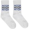 Picture of Mitch Boys 'Sebastian' White Logo Socks
