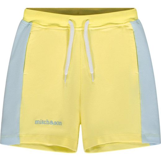 Picture of Mitch & Son Boys 'Jude' Lemon Hooded Sweatshort Set